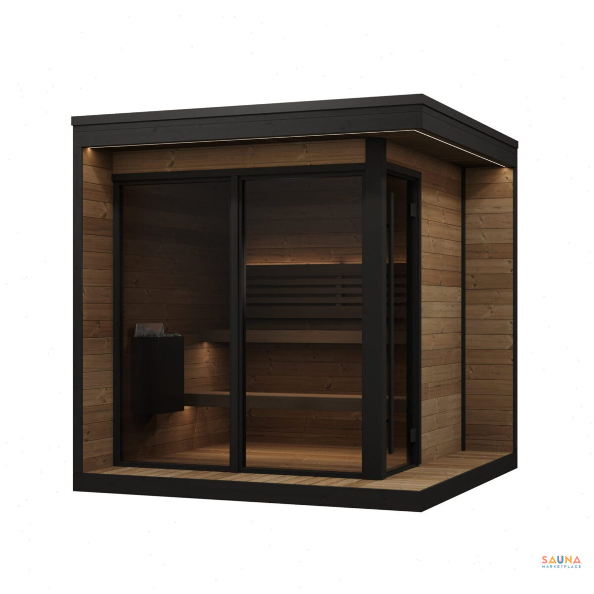 Saunalife Gl6 Outdoor Sauna Kit — Garden Luxury Series - Image 2