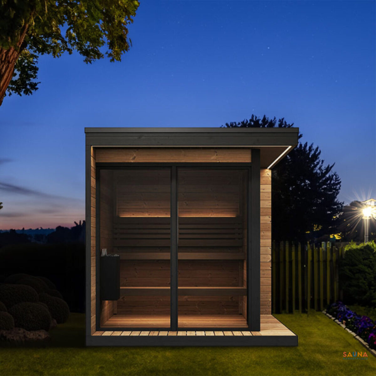 Saunalife Gl6 Outdoor Sauna Kit — Garden Luxury Series - Image 5