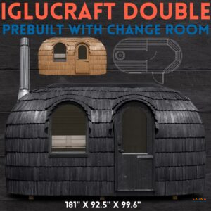 Iglucraft Double Iglusauna 2-Room Sauna