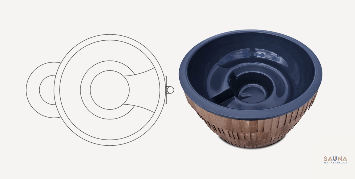 Iglucraft Hot Tub Layout