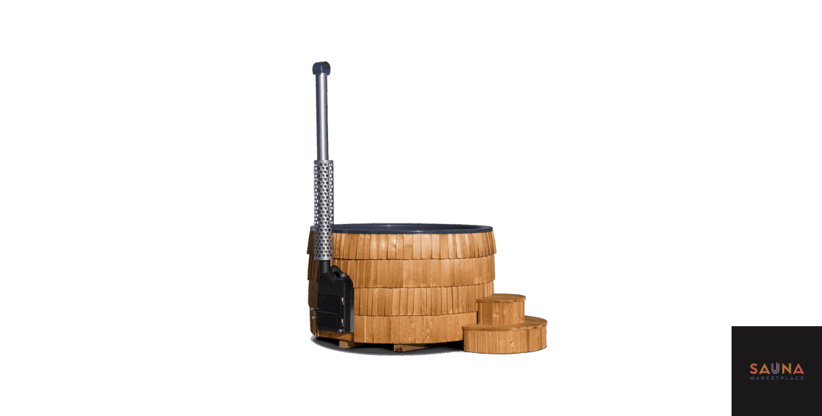 Iglucraft Wood-Burning Hot Tub – Fully Assembled Hot &Amp; Cold Plunge - Image 5