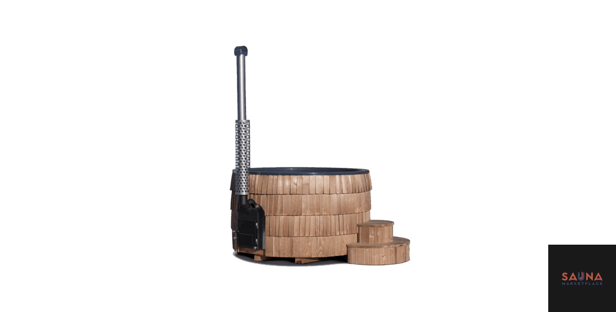 Iglucraft Wood-Burning Hot Tub – Fully Assembled Hot &Amp; Cold Plunge - Image 3