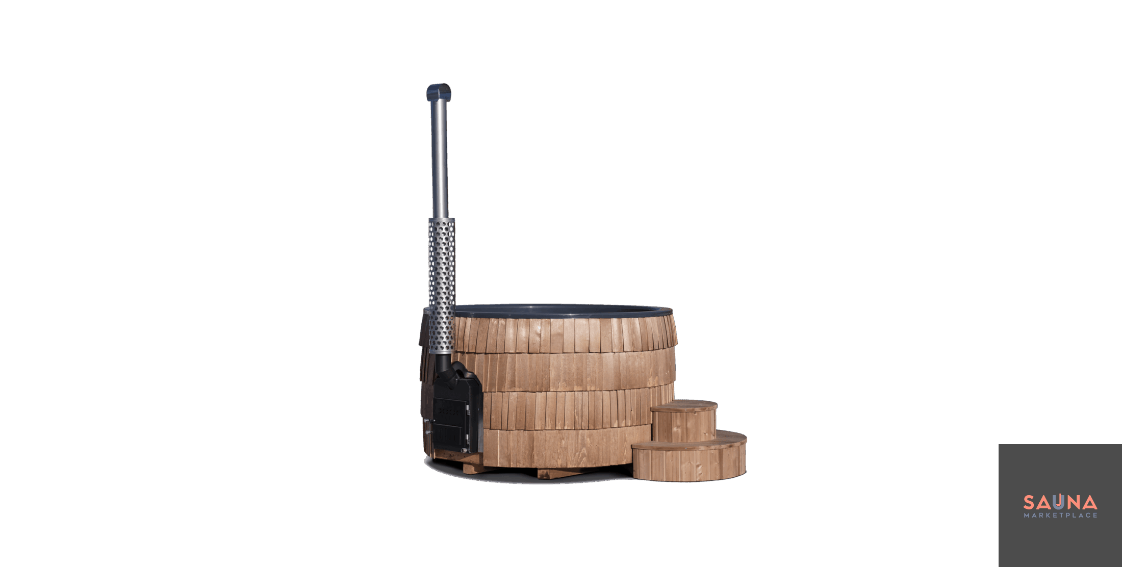 Iglu_Hot_Tub_Hazel Iglucraft Wood-Burning Hot Tub – Fully Assembled Hot &Amp; Cold Plunge - Image 3