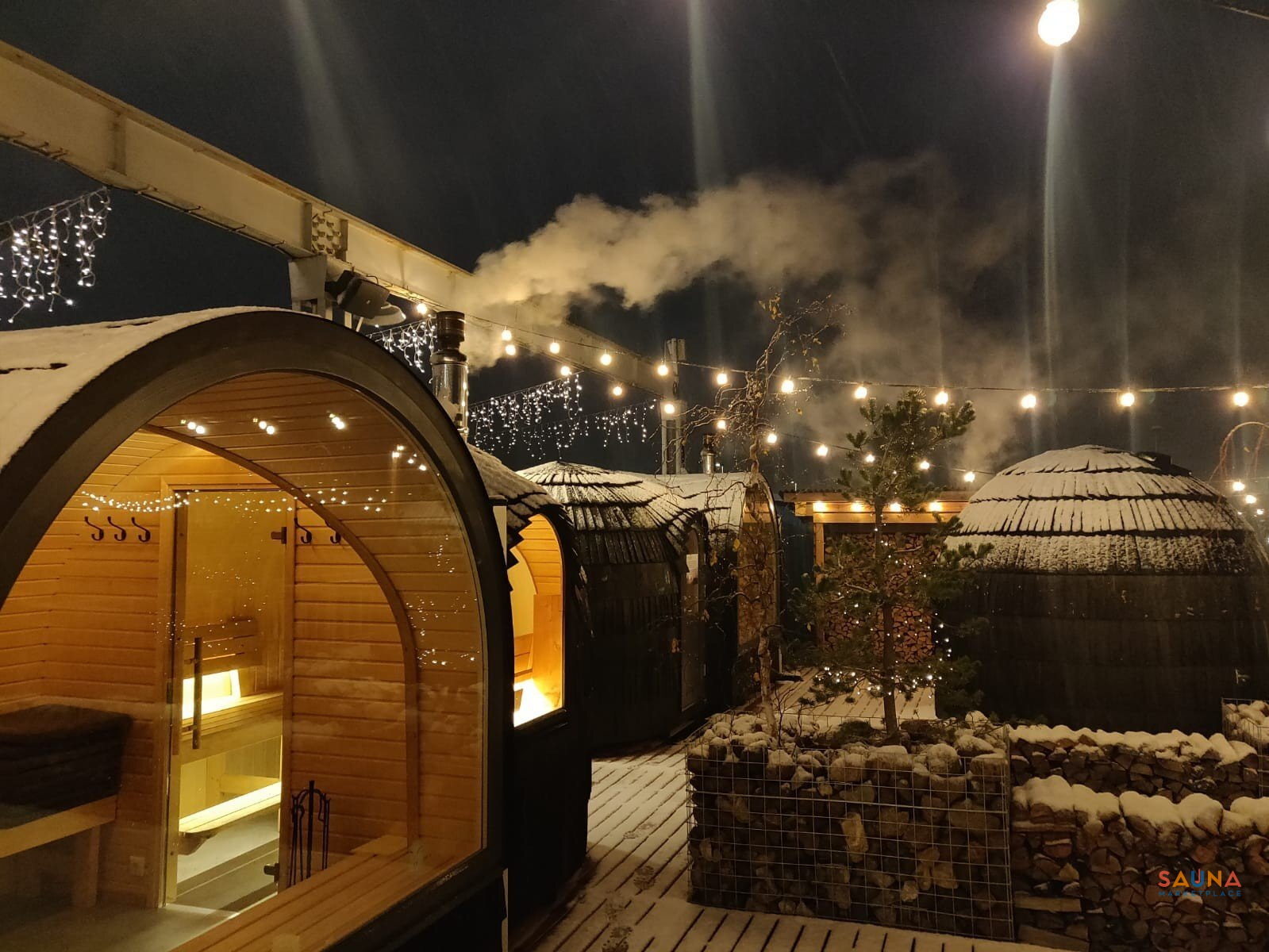 Panoramic In Winter Landscape