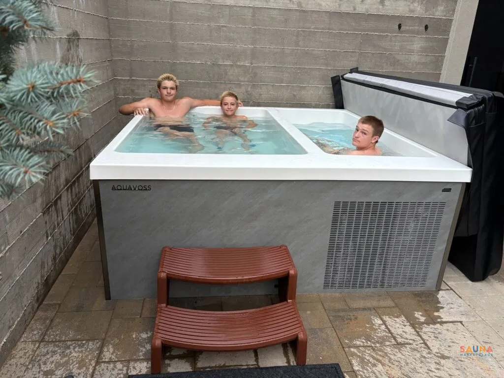 Aquavoss Model 2 | Hot Tub And Cold Plunge Combo - Image 29