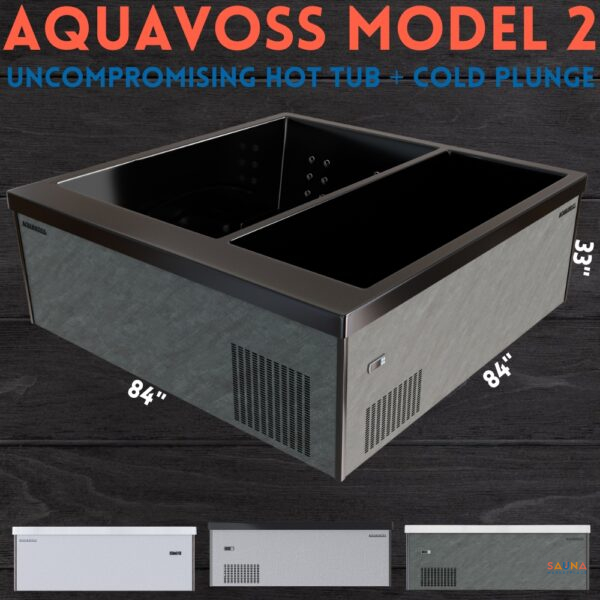 How To Build A Diy Sauna Door 5 Aquavoss Model 2 Hot Tub Cold Plunge Combo