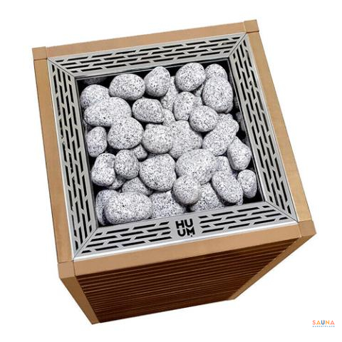 Huum Core Electric Sauna Heater With Wood Exterior | Thermo-Aspen, Aspen, Or Alder - Image 2