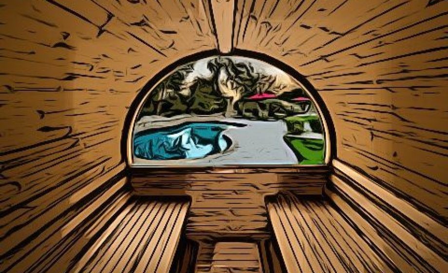 barrel sauna cartoon barrel sauna cartoon